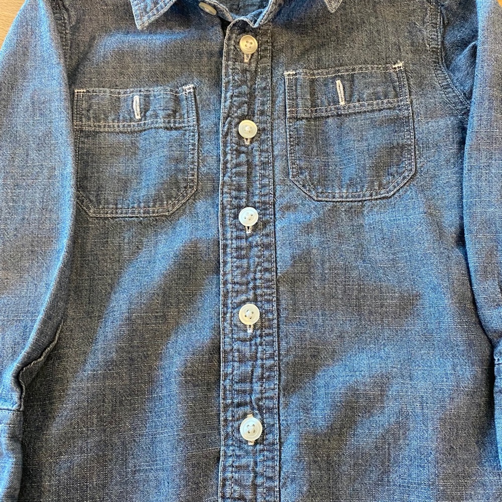 Crewcuts chambray button down - Picture 2 of 3